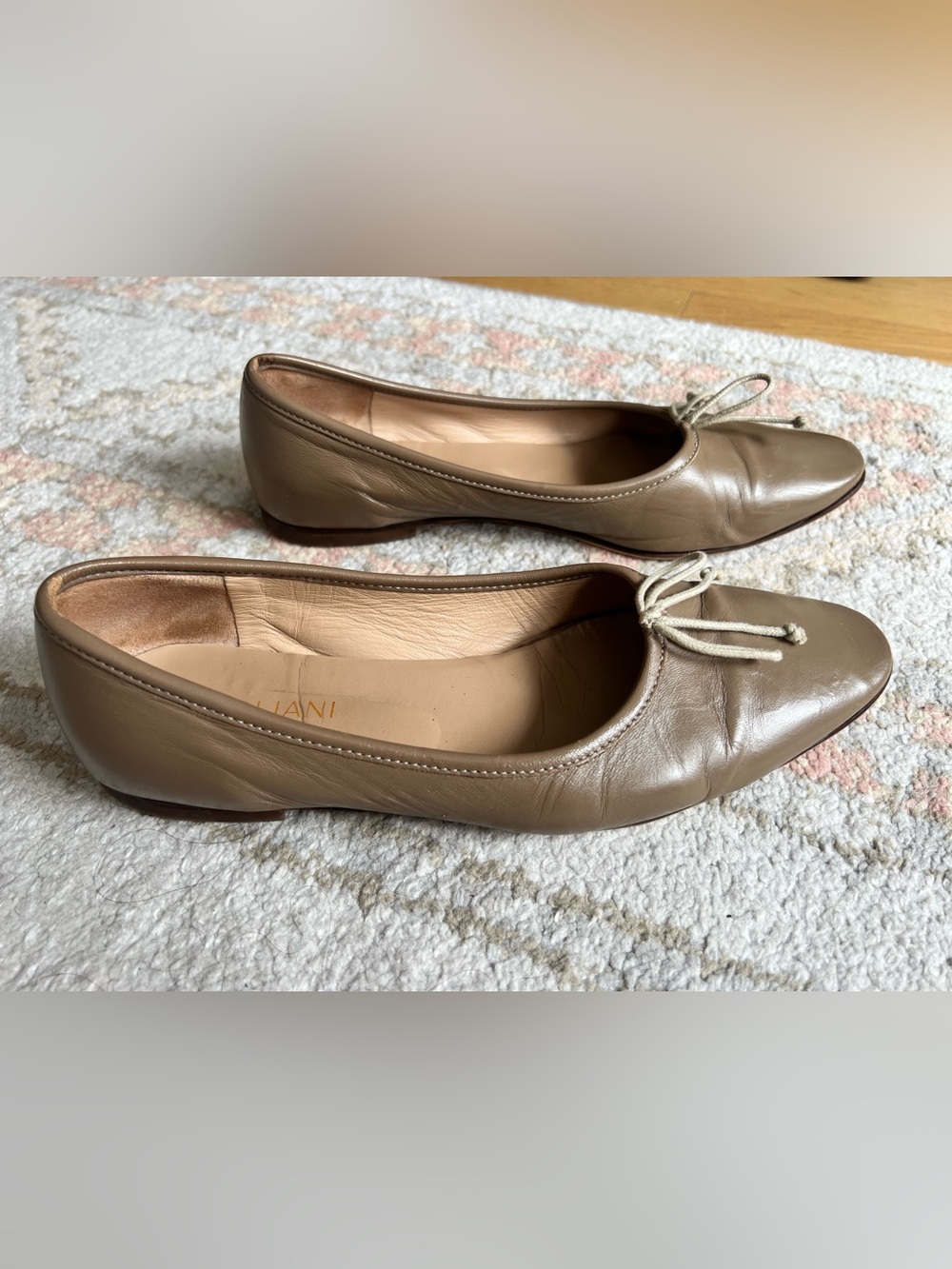 A. Soliani Como Ballet Flat in Taupe - Picture 9 of 9
